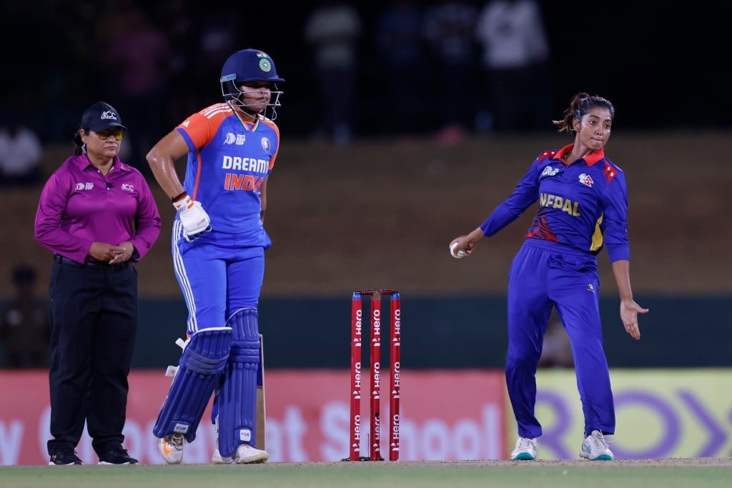 Nepal lost to India in women's cricket