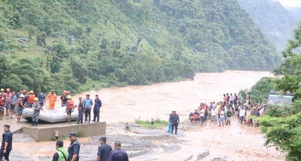 Simaltal landslide: Search for missing buses, passengers continues on 12th day